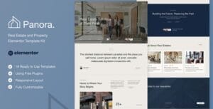 Panora - Real Estate & Property Elementor Template Kit
