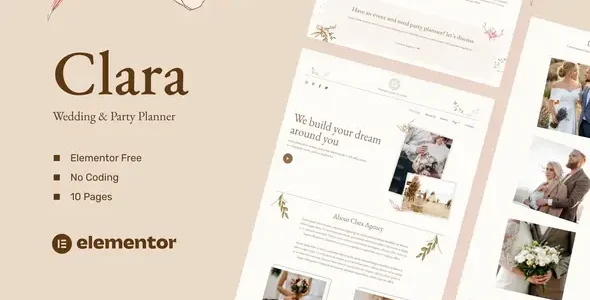 Clara - Wedding & Party Planner Template Kit