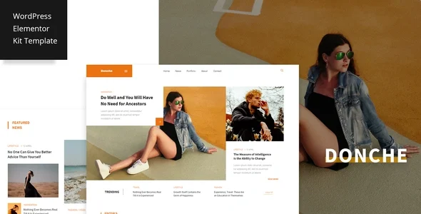 Donche - News & Magazine Elementor Pro Template Kit