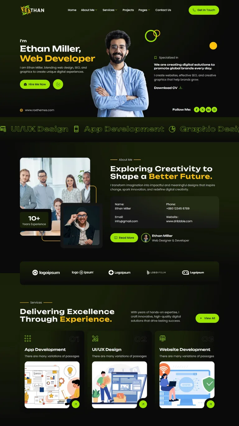 Premium Website Demo 01
